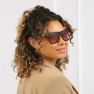 サングラス Tom Ford Sunglasses TF914 01B OLIVIA 02 Black Round Tom Ford Olivia-02 TF914 01B Sunglasses - US